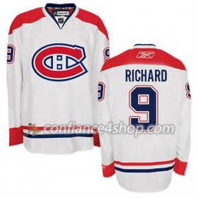 Reebok Maillot de Hockey Montreal Canadiens Maurice Richard #9 Extérieur blanc - Homme