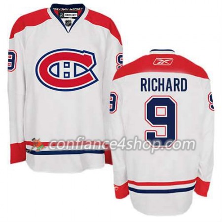 Reebok Maillot de Hockey Montreal Canadiens Maurice Richard #9 Extérieur blanc - Homme