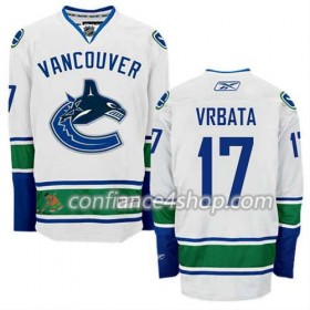 Reebok Maillot de Hockey Vancouver Canucks Radim Vrbata #17 Extérieur blanc - Homme