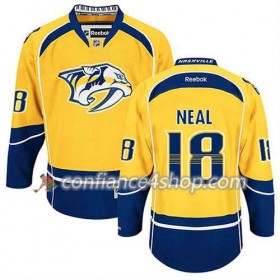 Reebok Maillot de Hockey Nashville Predators James Neal #18 Domicile Or - Homme