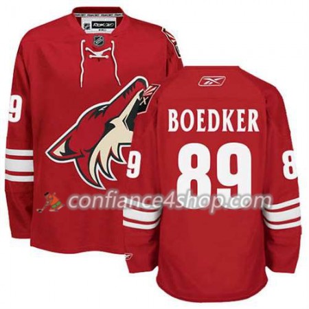 Reebok Maillot de Hockey Phoenix Coyotes Mikkel Boedker 89 Rouge Domicile - Homme