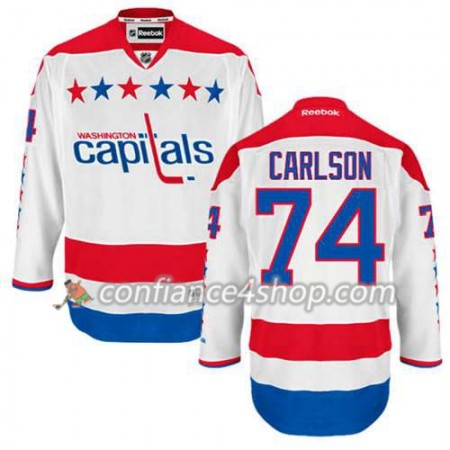 Reebok Maillot de Hockey Washington Capitals John Carlson #74 Third blanc - Homme