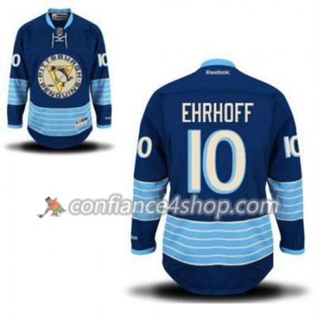 Reebok Maillot de Hockey Pittsburgh Penguins Christian Ehrhoff 10 Bleu marin Third Vintage - Homme