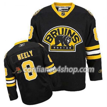 Reebok Maillot de Hockey Boston Bruins Cam Neely #8 Third Noir - Homme