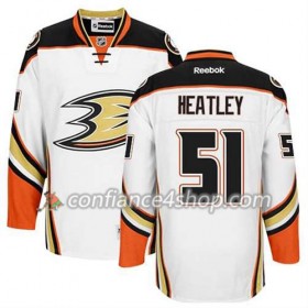 Reebok Maillot de Hockey Anaheim Ducks Dany Heatley #51 Extérieur blanc - Homme
