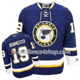 Reebok Maillot de Hockey St. Louis Blues Jay Bouwmeester #19 Third Bleu marin - Homme