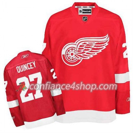 Reebok Maillot de Hockey Detroit Red Wings Kyle Quincey #27 Domicile rouge - Homme