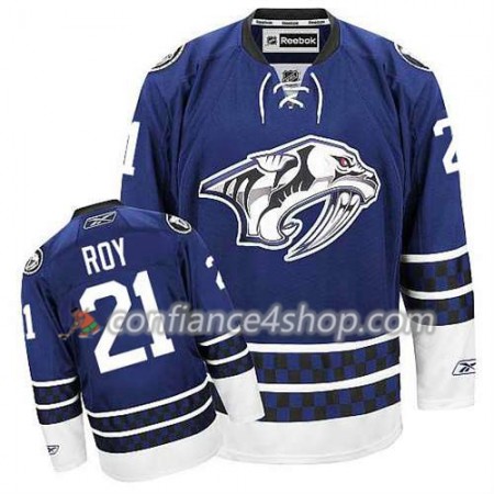 Reebok Maillot de Hockey Nashville Predators Derek Roy #21 Third Bleu - Homme