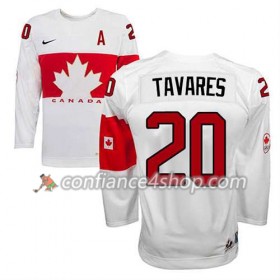 Maillot de Hockey Premier Olympic-Canada Team John Tavares #20 Domicile blanc - Femme