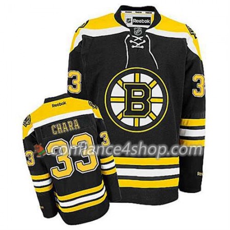 Reebok Maillot de Hockey Boston Bruins Zdeno Chara #33 Domicile Noir - Homme