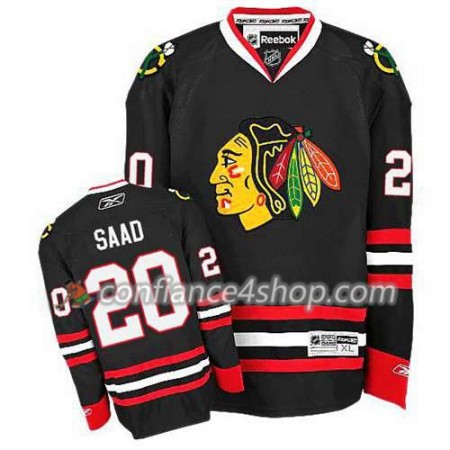 Maillot de Hockey Chicago Blackhawks Brandon Saad #20 Premier Third Noir - Enfant