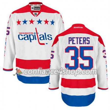 Reebok Maillot de Hockey Washington Capitals Justin Peters #35 Third blanc - Homme