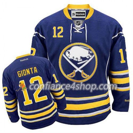 Reebok Maillot de Hockey Buffalo Sabres Brian Gionta #12 Domicile Bleu marin - Homme