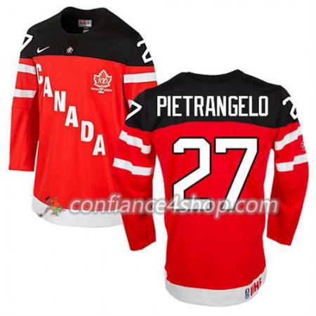 Maillot de Hockey Premier Olympic-Canada Team Alex Pietrangelo #27 100th Anniversary rouge - Homme