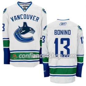 Reebok Maillot de Hockey Vancouver Canucks Nick Bonino #13 Extérieur blanc - Homme