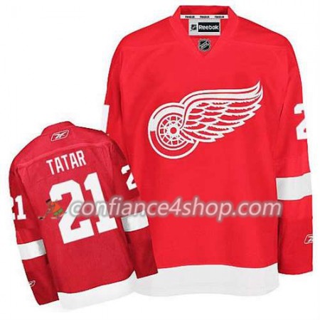 Reebok Maillot de Hockey Detroit Red Wings Tomas Tatar #21 Domicile rouge - Homme