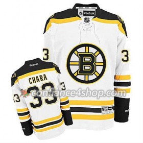 Reebok Maillot de Hockey Boston Bruins Zdeno Chara #33 Extérieur blanc - Homme