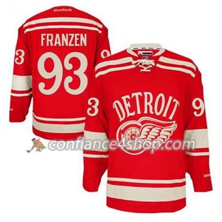 Reebok Maillot de Hockey Detroit Red Wings Johan Franzen #93 2014 Winter Classic rouge - Homme