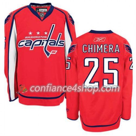 Reebok Maillot de Hockey Washington Capitals Jason Chimera #25 Domicile rouge - Homme