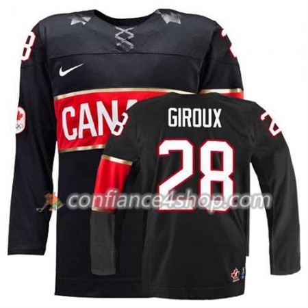 Maillot de Hockey Premier Olympic-Canada Team Claude Giroux #28 Third Noir - Homme