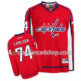 Reebok Maillot de Hockey Washington Capitals John Carlson #74 Domicile rouge - Homme