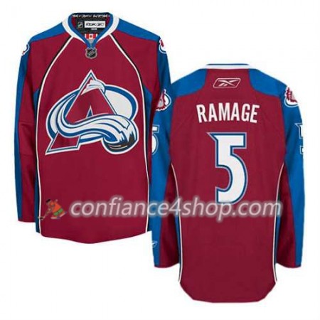 Reebok Maillot de Hockey Colorado Avalanche Rob Ramage #5 Domicile rouge - Homme