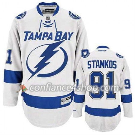 Reebok Maillot de Hockey Tampa Bay Lightning Steven Stamkos #91 Extérieur blanc - Homme