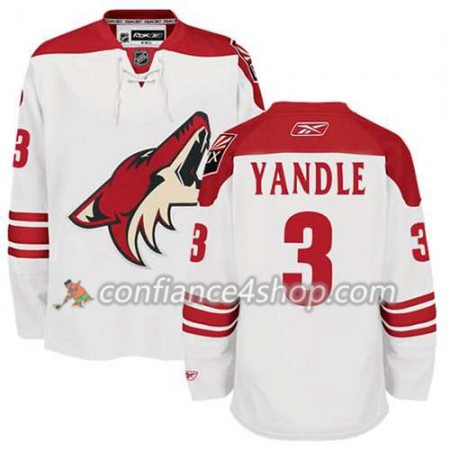 Reebok Maillot de Hockey Phoenix Coyotes Keith Yandle 3 Blanc Extérieur - Homme
