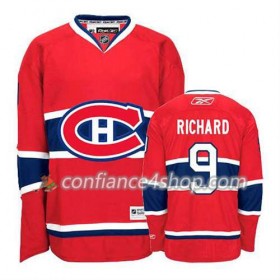 Reebok Maillot de Hockey Montreal Canadiens Maurice Richard #9 Domicile rouge - Homme