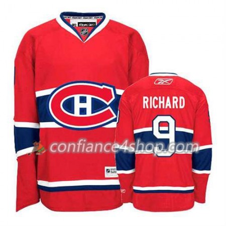 Reebok Maillot de Hockey Montreal Canadiens Maurice Richard #9 Domicile rouge - Homme