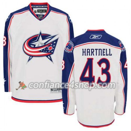 Reebok Maillot de Hockey Columbus Blue Jackets Scott Hartnell #43 Extérieur blanc - Homme