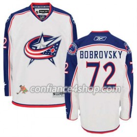 Reebok Maillot de Hockey Columbus Blue Jackets Sergei Bobrovsky #72 Extérieur blanc - Homme
