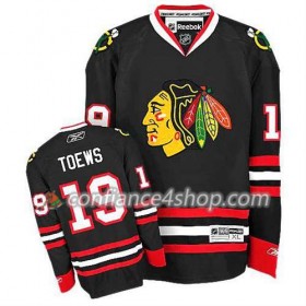 Reebok Maillot de Hockey Chicago Blackhawks Jonathan Toews #19 Premier Third Noir - Femme