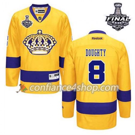 Maillot de Hockey Los Angeles Kings Drew Doughty #8 Third Or 2014 Stanley Cup - Homme