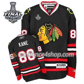 Maillot de Hockey Chicago Blackhawks Patrick Kane #88 Third Noir 2015 Stanley Cup - Enfant