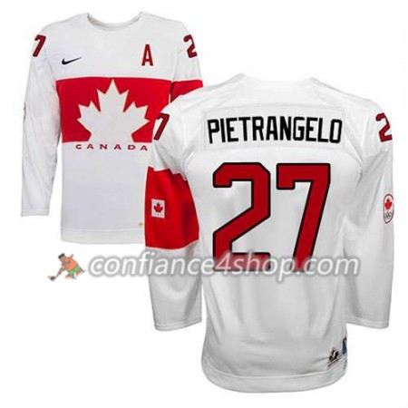 Maillot de Hockey Premier Olympic-Canada Team Alex Pietrangelo #27 Domicile blanc - Homme