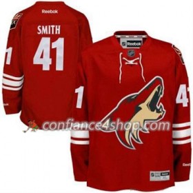 Reebok Maillot de Hockey Phoenix Coyotes Mike Smith 41 Rouge Domicile - Homme