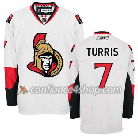 Reebok Maillot de Hockey Ottawa Senators Kyle Turris #7 Extérieur blanc - Homme