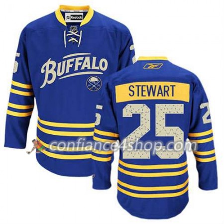 Reebok Maillot de Hockey Buffalo Sabres Chris Stewart #25 Third Bleu royal - Homme