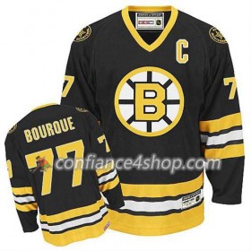 Reebok Maillot de Hockey Boston Bruins Ray Bourque #77 Throwback Noir - Homme