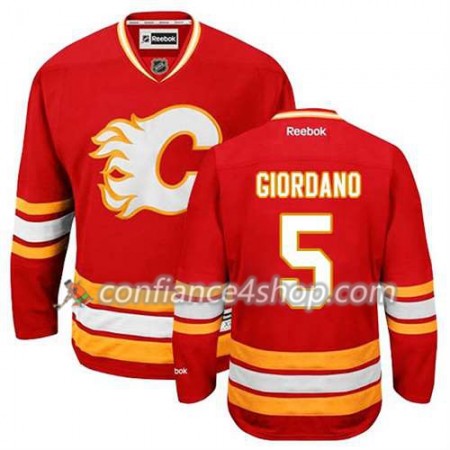 Reebok Maillot de Hockey Calgary Flames Mark Giordano #5 Third rouge - Homme