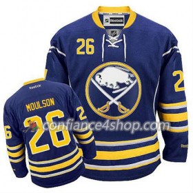 Reebok Maillot de Hockey Buffalo Sabres Matt Moulson #26 Domicile Bleu marin - Homme