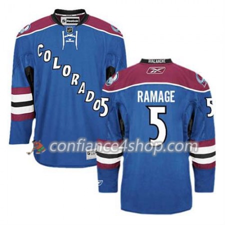 Reebok Maillot de Hockey Colorado Avalanche Rob Ramage #5 Third Bleu - Homme