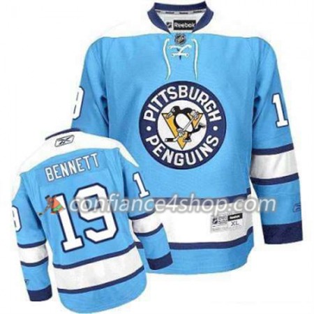 Reebok Maillot de Hockey Pittsburgh Penguins Beau Bennett 19 Bleu clair Third - Homme
