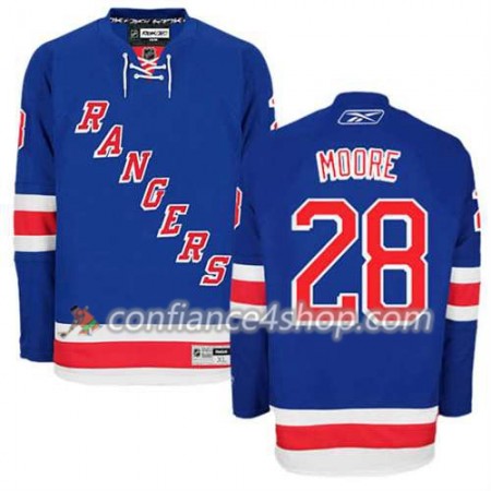 Reebok Maillot de Hockey New York Rangers Dominic Moore #28 Domicile Bleu royal - Homme Reebok Maillot de Hockey New York Rangers Dominic Moore #28 Domicile Bleu royal - Homme