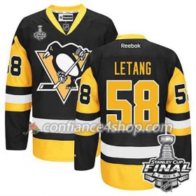 Reebok Maillot de Hockey Pittsburgh Penguins Kris Letang #58 Third 2016 Stanley Cup - Homme
