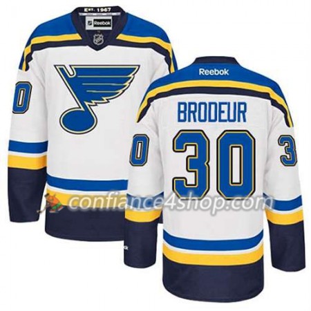 Reebok Maillot de Hockey St. Louis Blues Martin Brodeur #30 Extérieur blanc - Homme