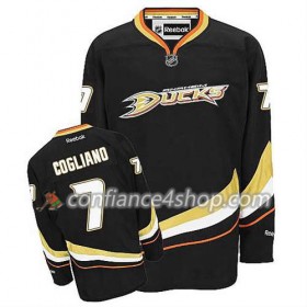Reebok Maillot de Hockey Anaheim Ducks Andrew Cogliano #7 Domicile Noir - Homme