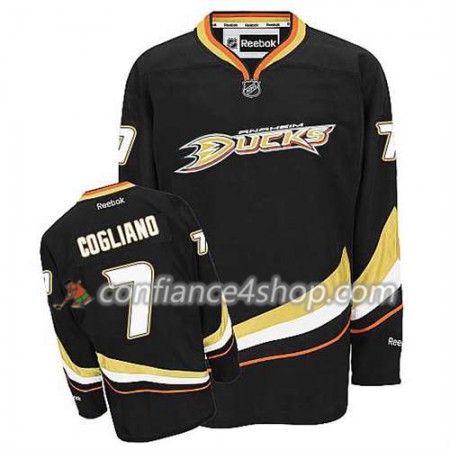 Reebok Maillot de Hockey Anaheim Ducks Andrew Cogliano #7 Domicile Noir - Homme