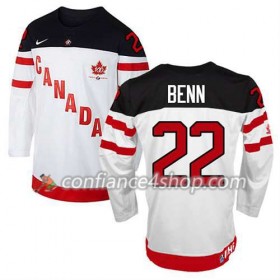 Maillot de Hockey Premier Olympic-Canada Team Jamie Benn #22 100th Anniversary blanc - Homme